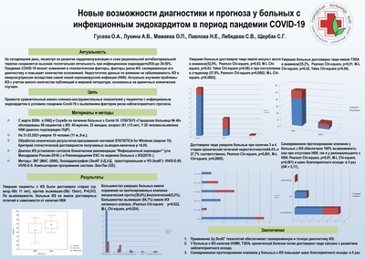 Новые возможности диагностики и прогноза у больных с инфекционным эндокардитом в период пандемии COVID-19